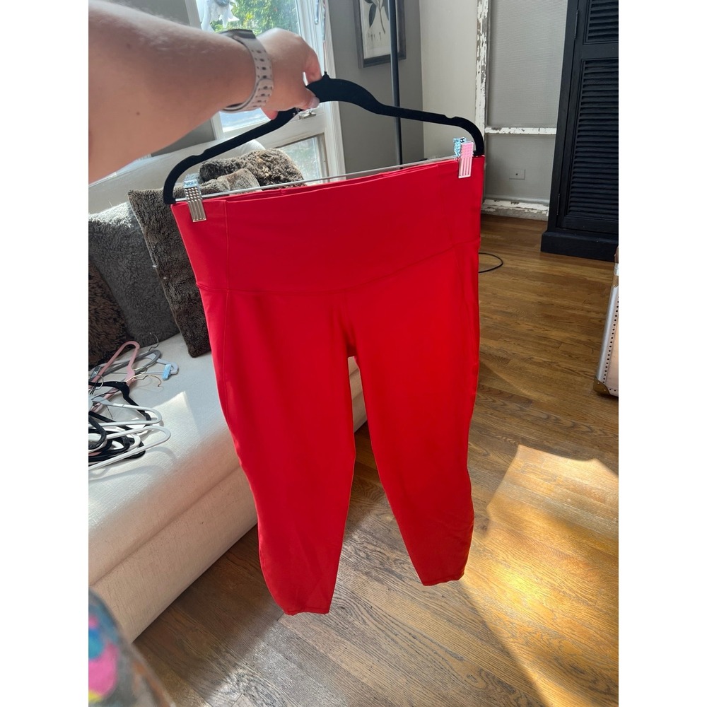 All‎ in motion black red leggings 7/8 women's size xxl